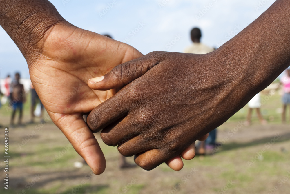 Children Holding Hands